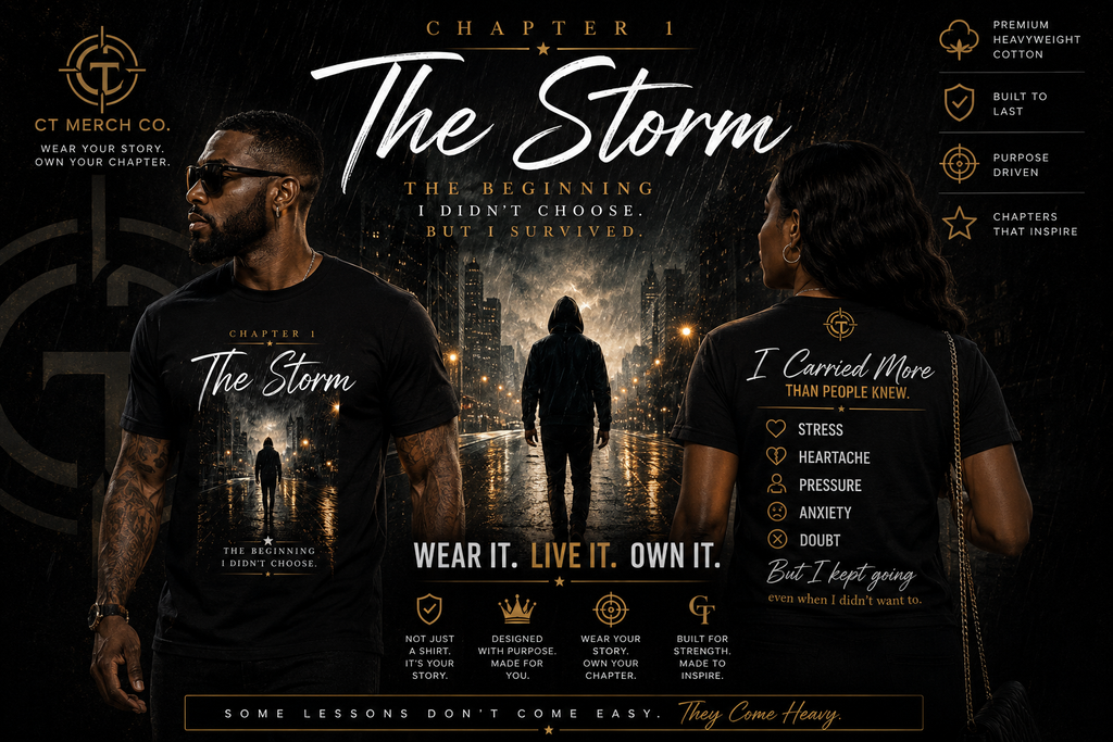 The Storm | Chapter I | Premium Graphic Tee – CT Merch Co