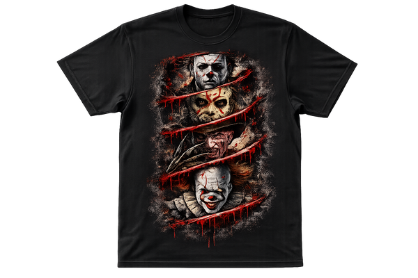 CT Merch Co Horror Icons T-Shirt