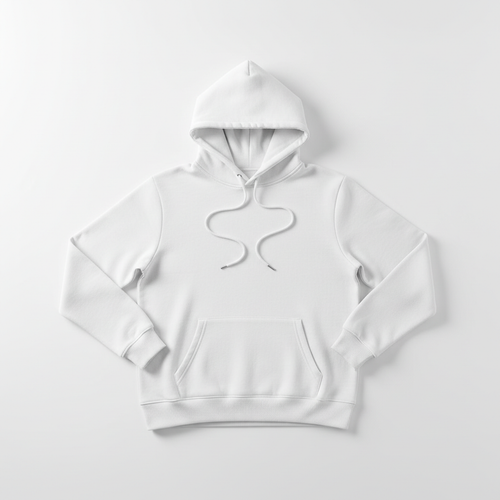 Blank White Hoodie