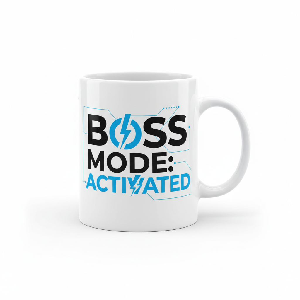 CT Merch Co Boss Mode Activated Mug Mockup
