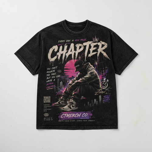 CT Merch Co. Chapter Graphic Tee Mockup