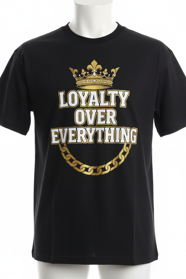 CT Merch Co Loyalty Over Everything T-Shirt Mockup
