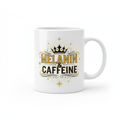 CT Merch Co Melanin & Caffeine Mug Mockup