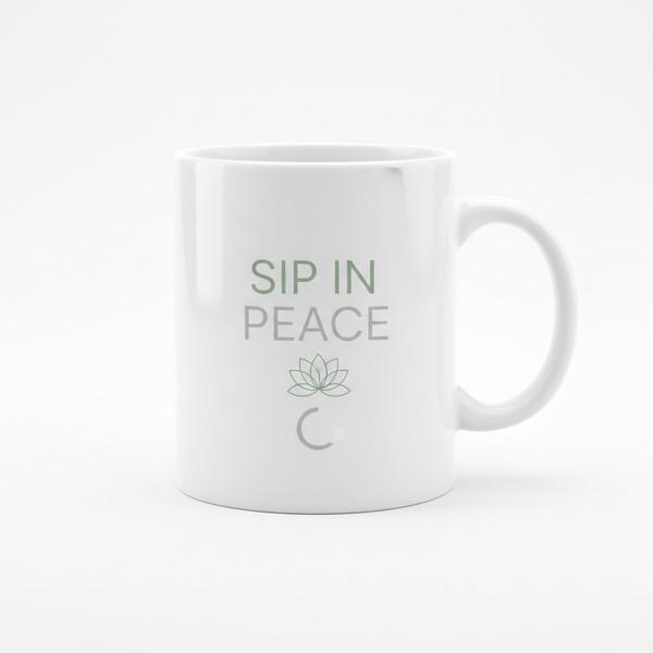 CT Merch Co Sip in Peace Mug Mockup