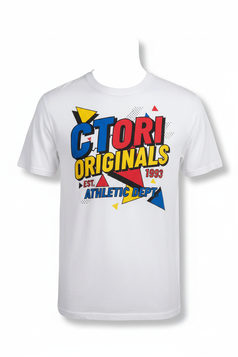 CT Originals Retro 90s Tee Mockup