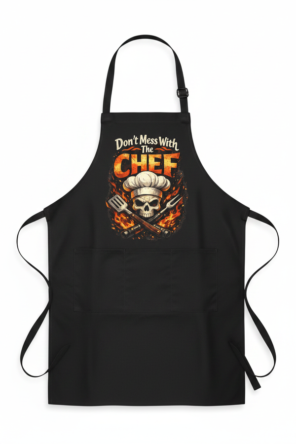 Don't Mess With The Chef Apron - Mockup