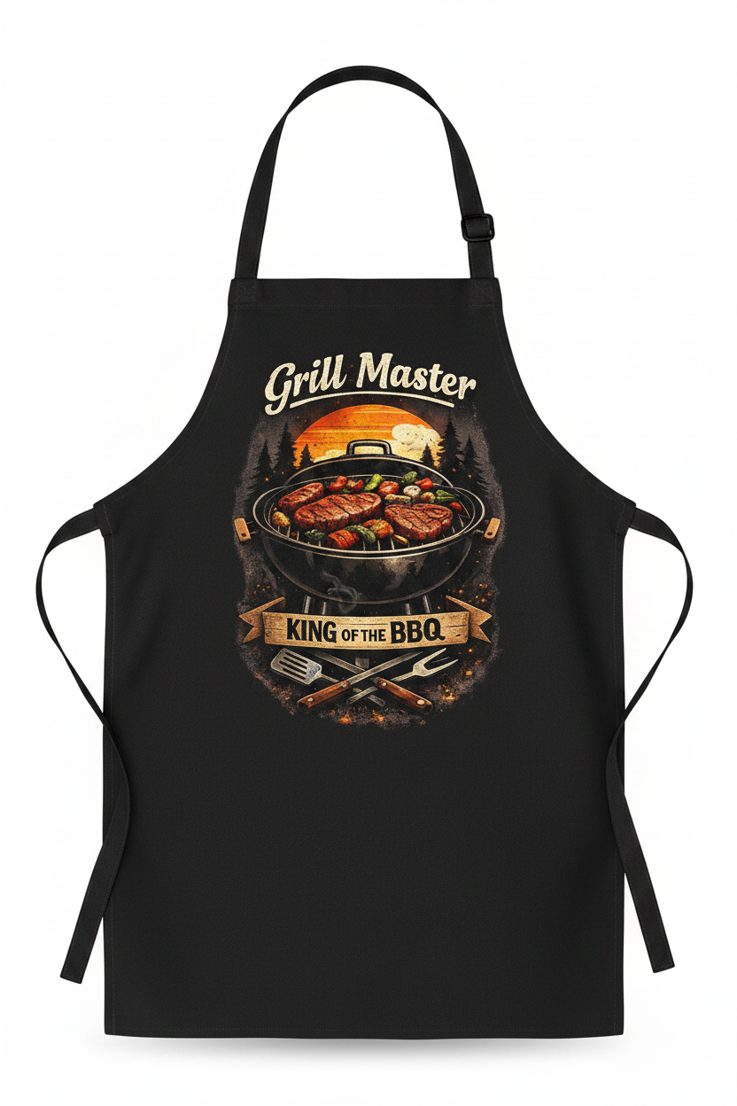 Grill Master King of the BBQ Apron