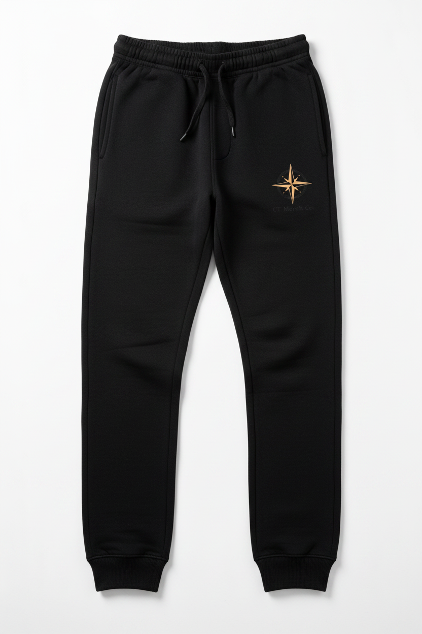 CT Merch Co Compass Logo Joggers - Front