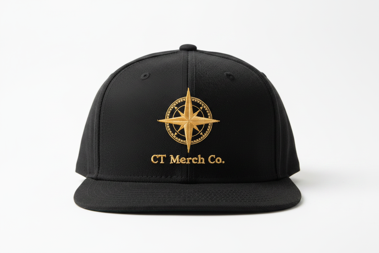 CT Merch Co Compass Snapback - Front