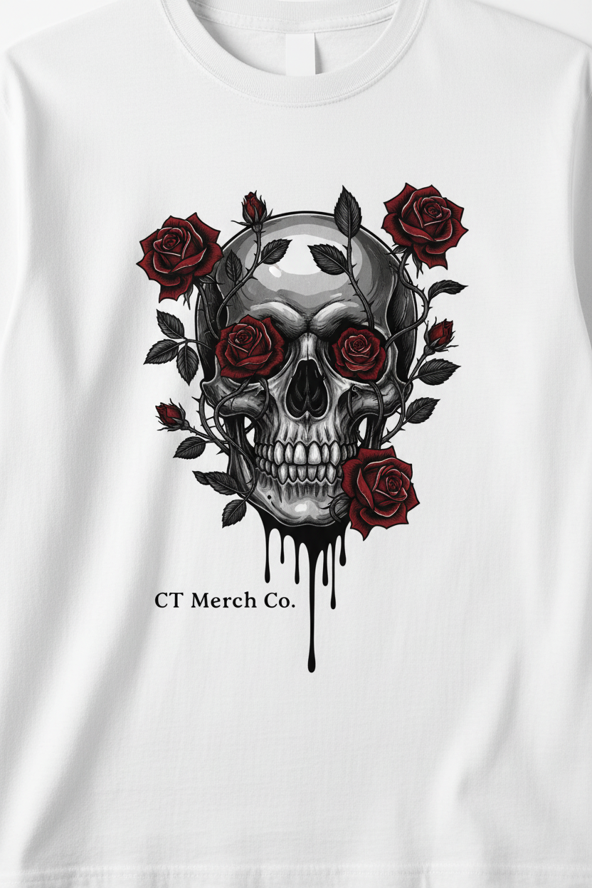 Skull Roses Tee